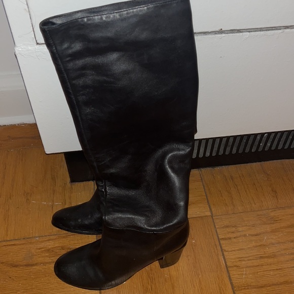 Schutz Lucienne Up Nappa Leather Boot - Black - NEW WITH BOX - Picture 3 of 5